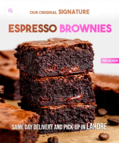 Thick Fudge Brownie, a dense fudgy chocolate brownie that pulls apart in gooey chocolate strands