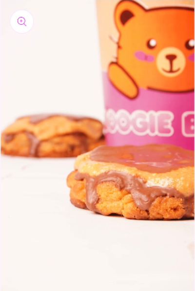 Stacked Peanut Buttercup Cookies from Boogie Brown