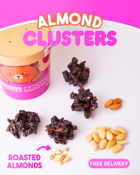 Roasted Almond Boogie, a chocolate cluster with salt-roasted almonds folded in, from Boogie Brown